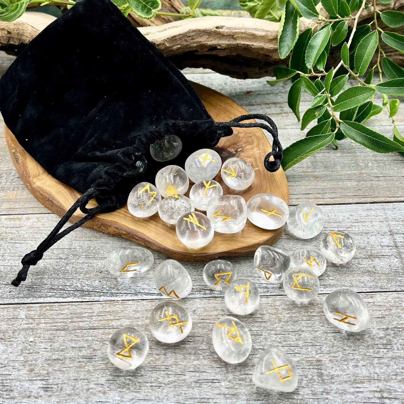 Quartz Rune Stones