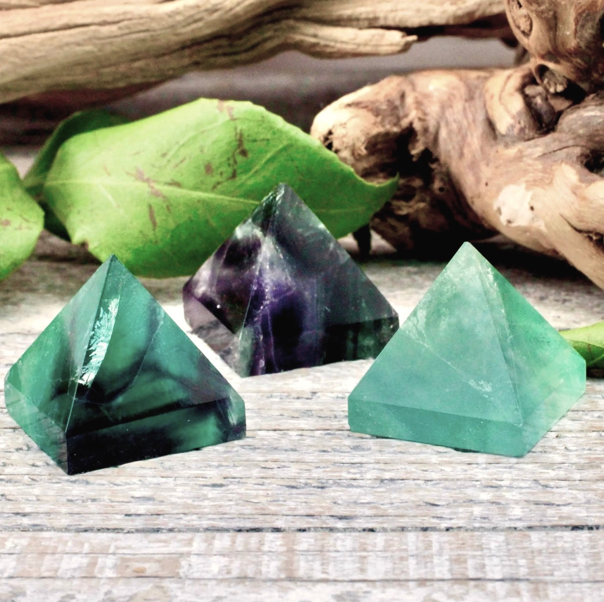 Fluorite Pyramid - Small