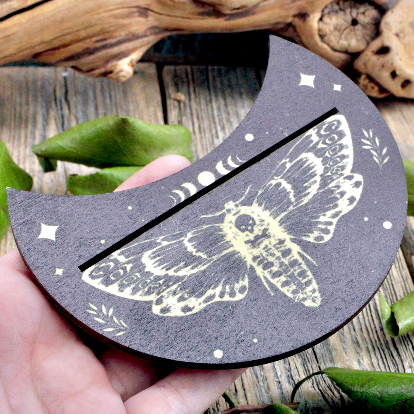 Death's Head Moth Tarot Card Holder