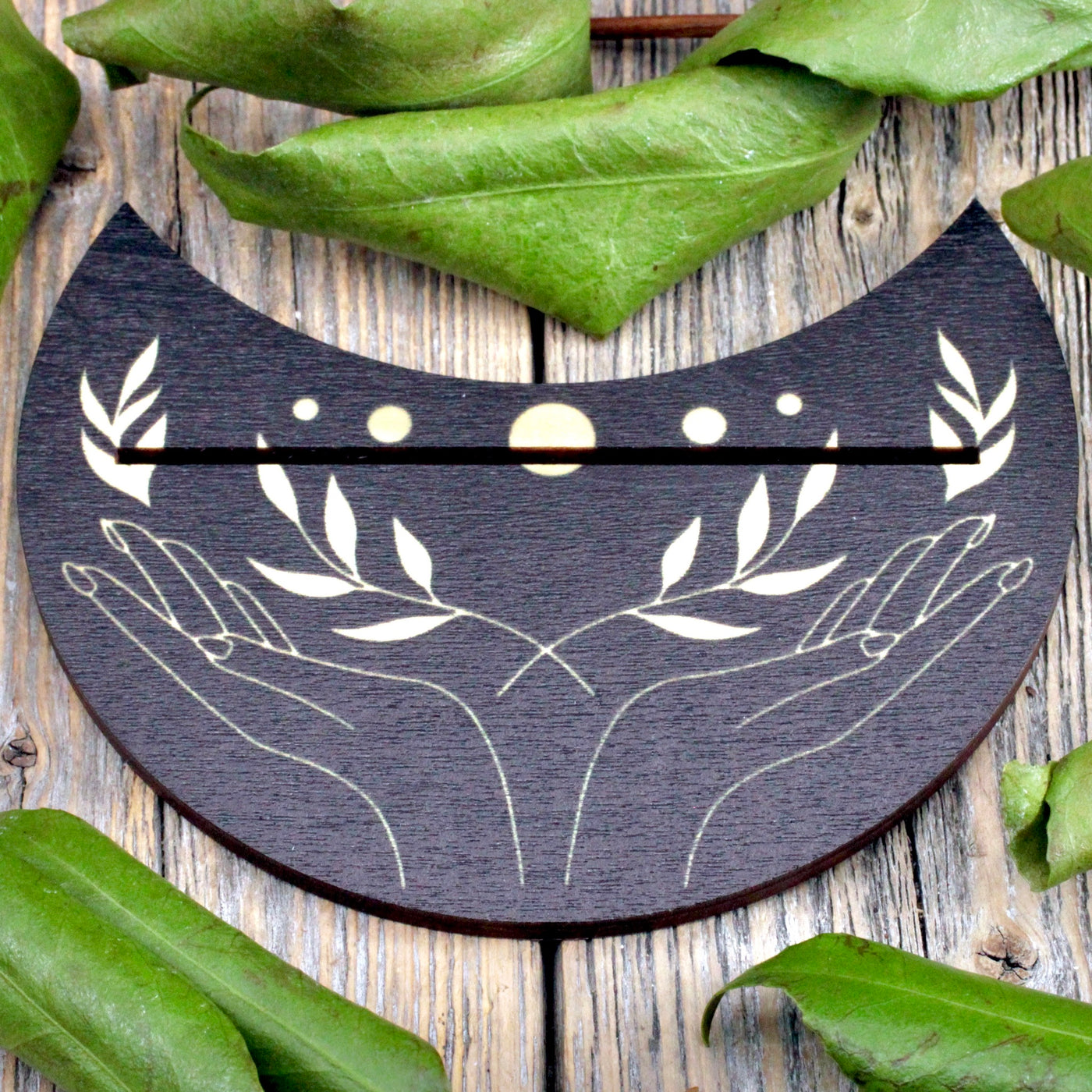 Open Palms Tarot Card Holder