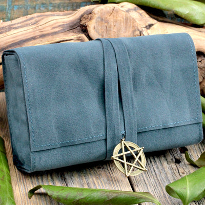 Tarot Deck Bag with Pentacle Charm