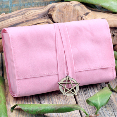 Tarot Deck Bag with Pentacle Charm