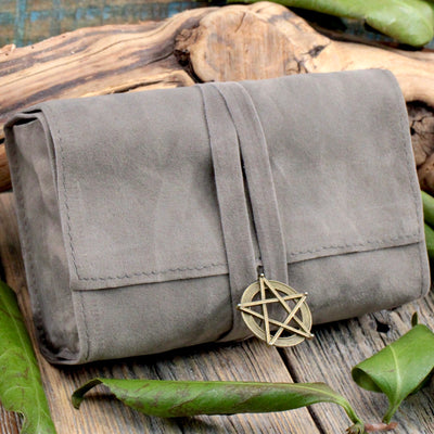 Tarot Deck Bag with Pentacle Charm