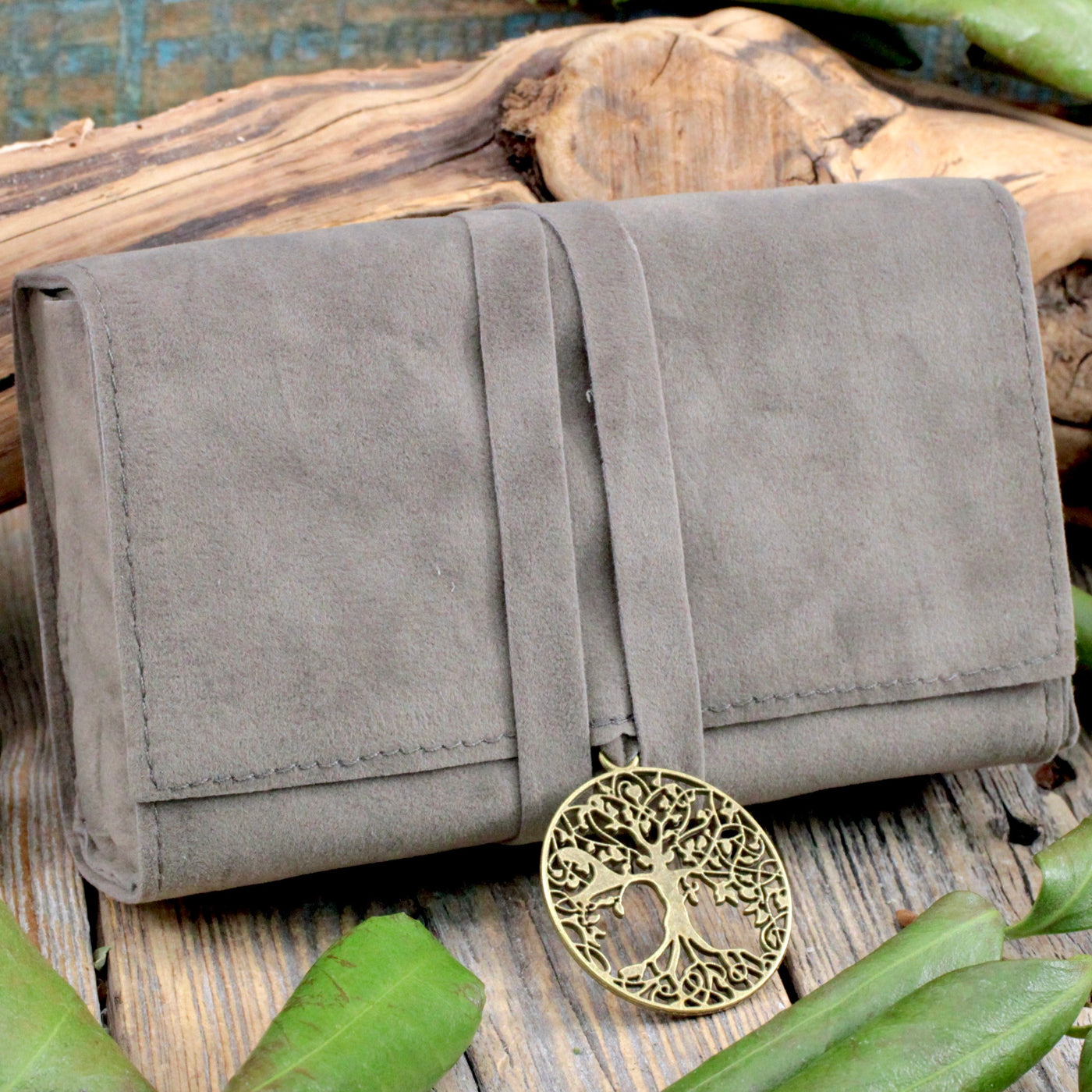 Tarot Deck Bag with Tree of Life Charm