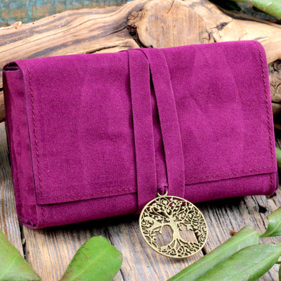 Tarot Deck Bag with Tree of Life Charm