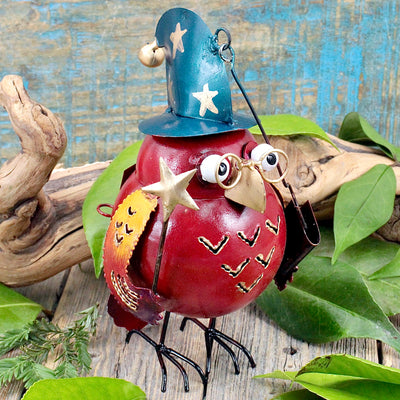 Red Wizard Owl Lantern