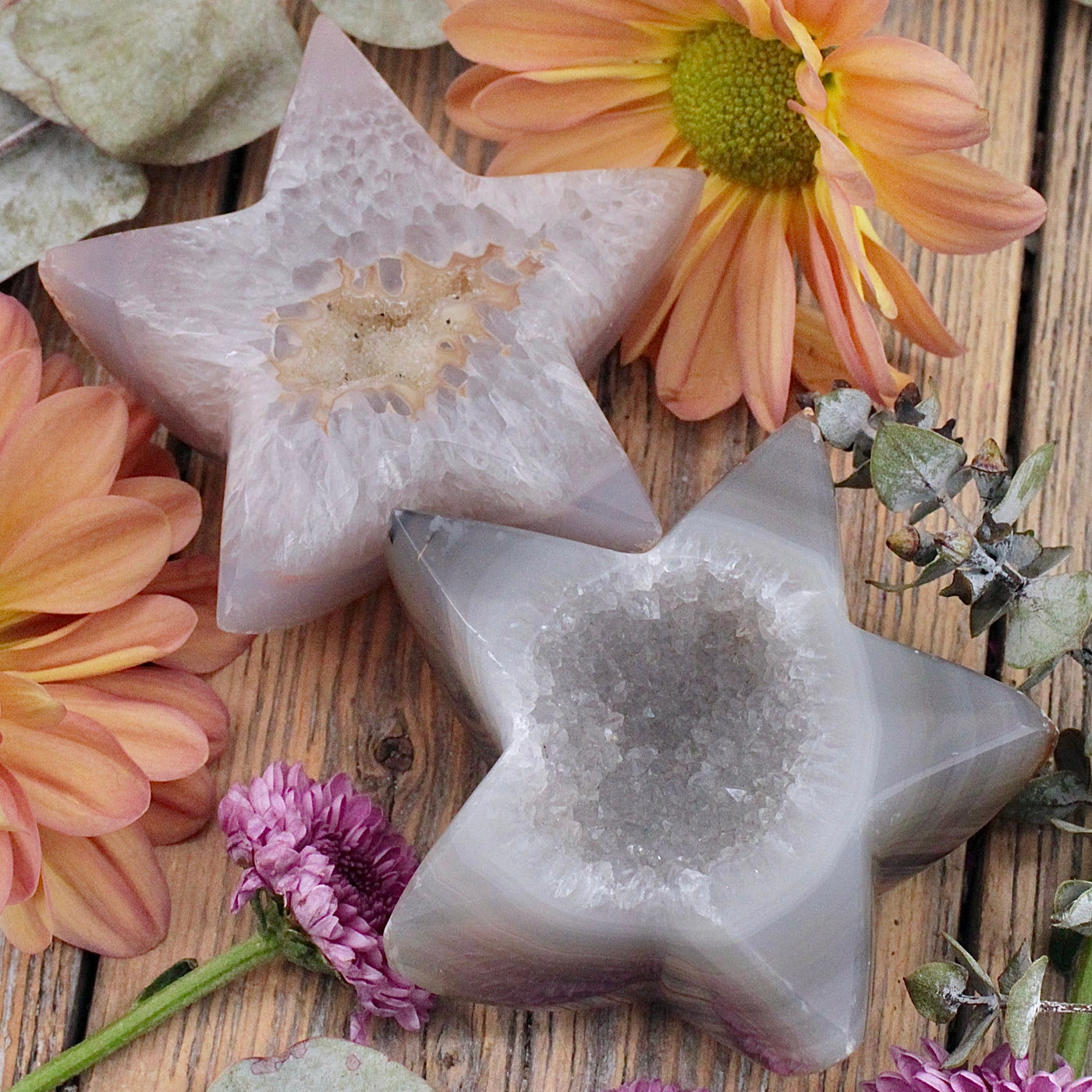 Agate Druzy Star