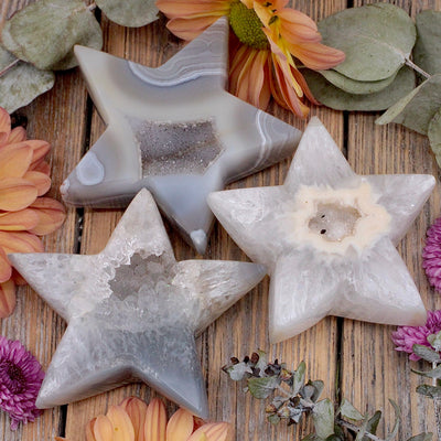 Agate Druzy Star