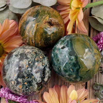 Ocean Jasper Sphere