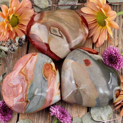 Polychrome Jasper Heart