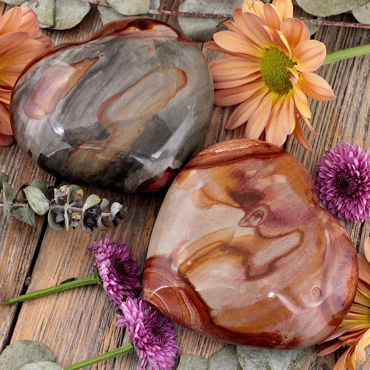 Polychrome Jasper Heart