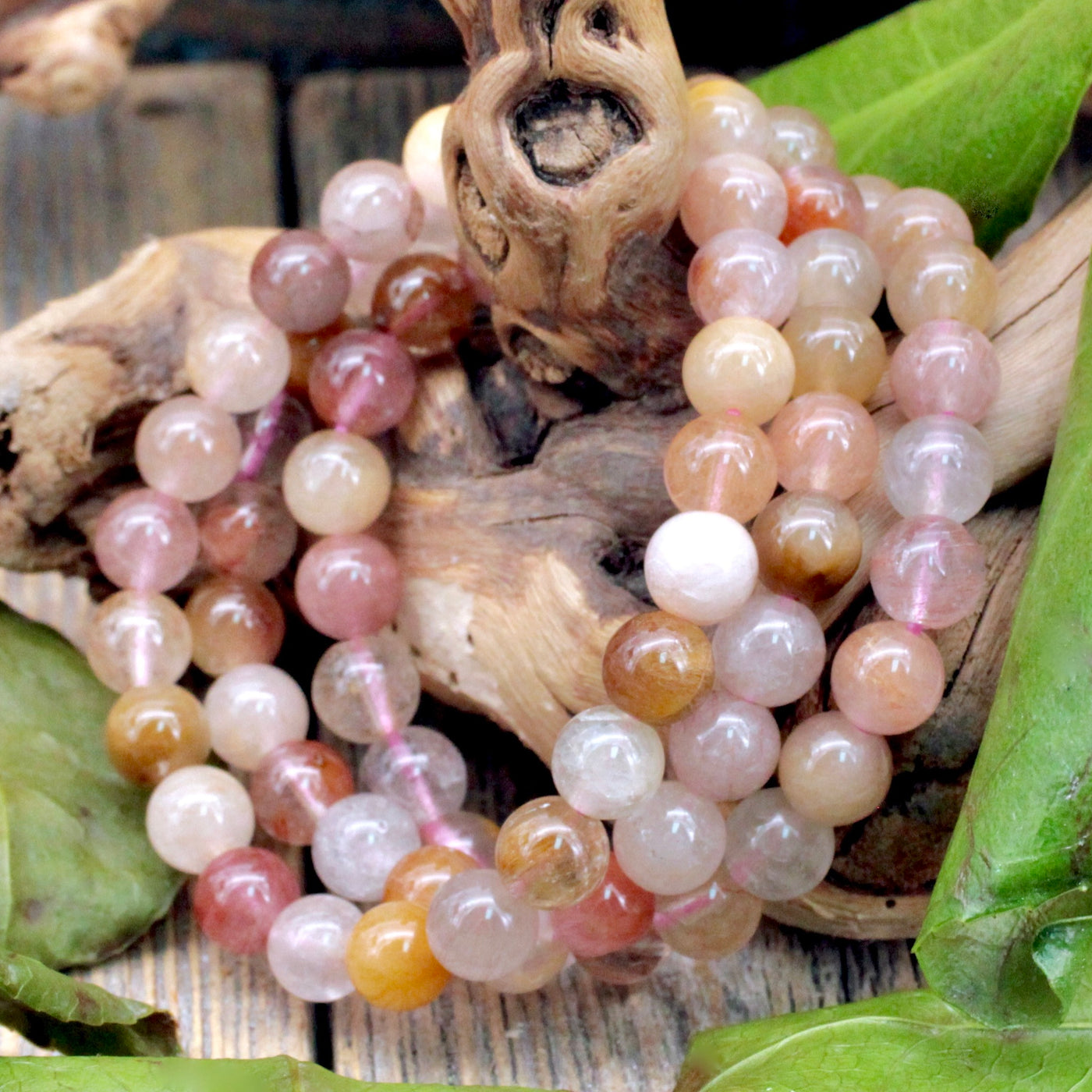 Mixed Quartz Bracelet 8mm