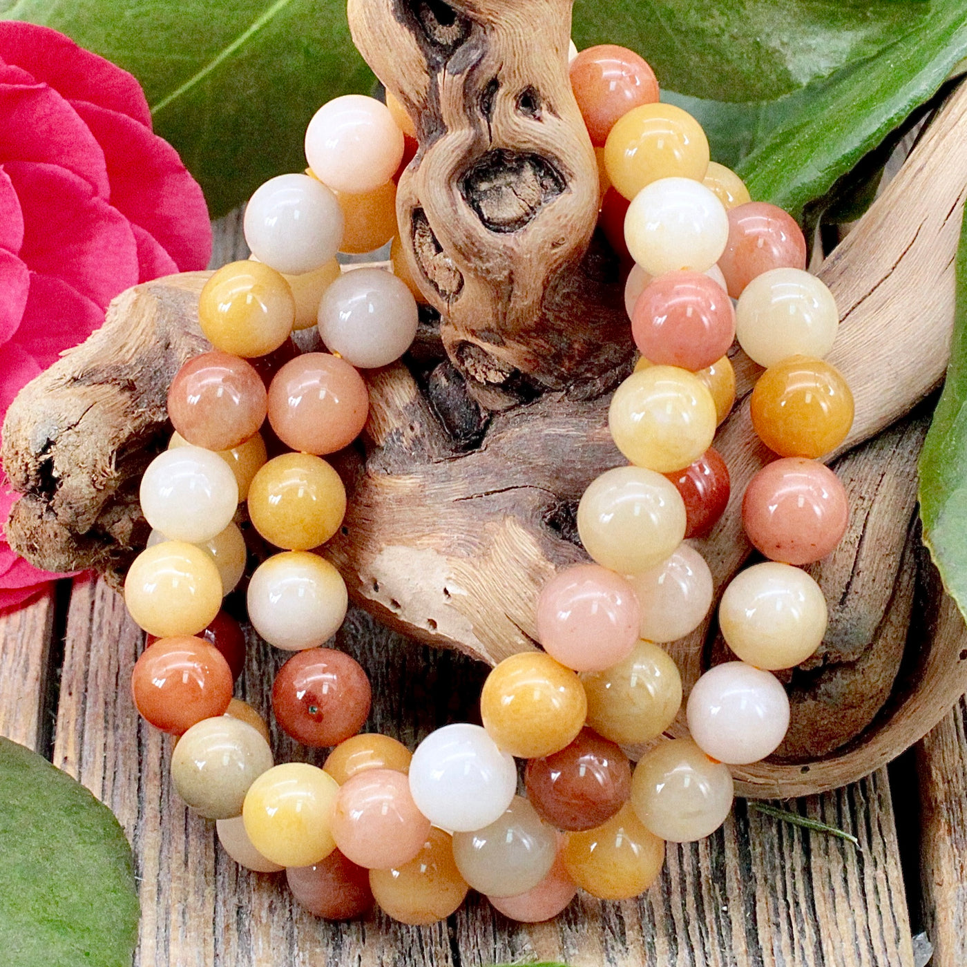 Yellow Jade Bracelet 10mm