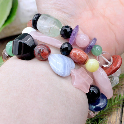 Sacred Stone Mixed Bead Bracelet Large