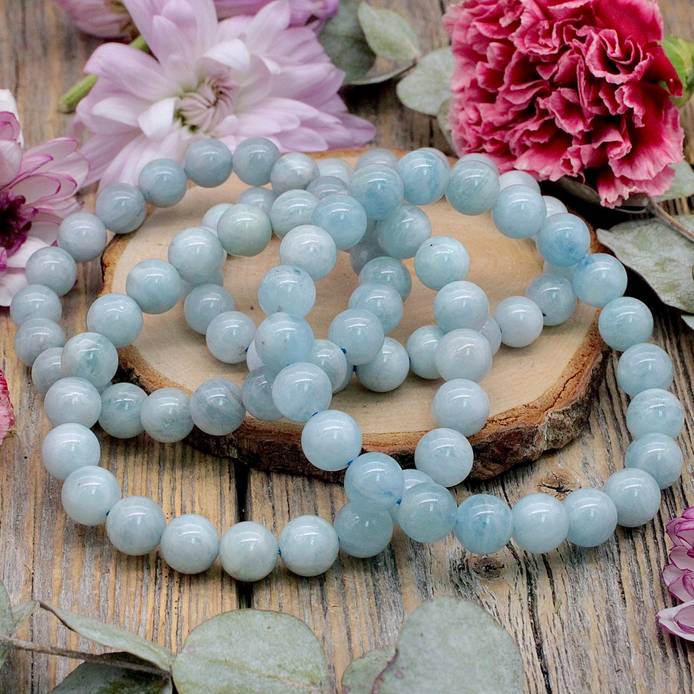 Aquamarine Bracelet 9mm