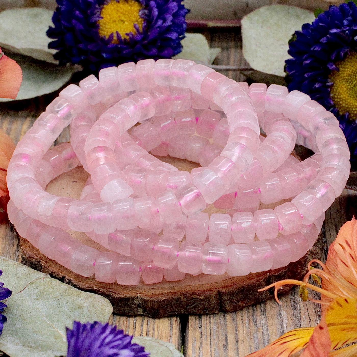 JB1910-Rose-Quartz-Heishe-Bracelet-8mm