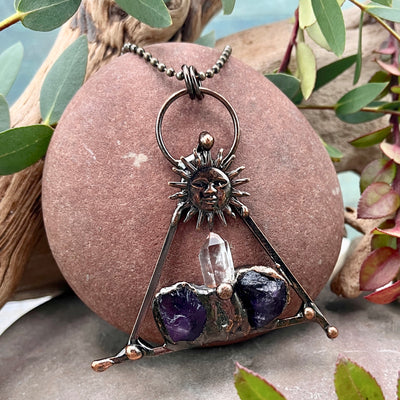 Triangle_Sun_Necklace_with_Amethyst Quartz