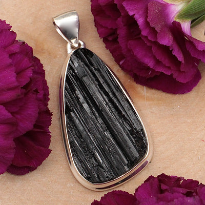 JN2861-Black-Tourmaline-Pendant-Sterling-Silver-I