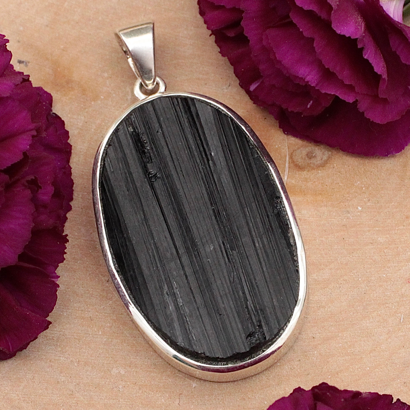 JN2863-Black-Tourmaline-Pendant-Sterling-Silver-K