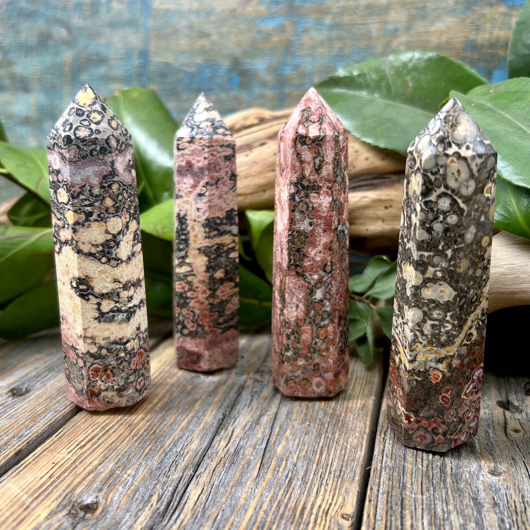 Leopardskin Jasper towers