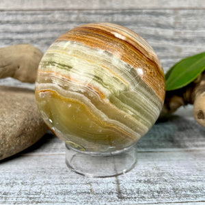 Mexican Banded Onyx sphere