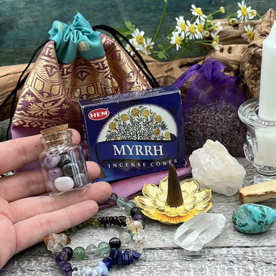 Cleansing Path Crystal Journey Kit hand