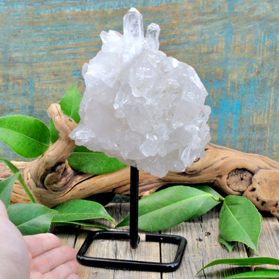 Clear Quartz Cluster Pin