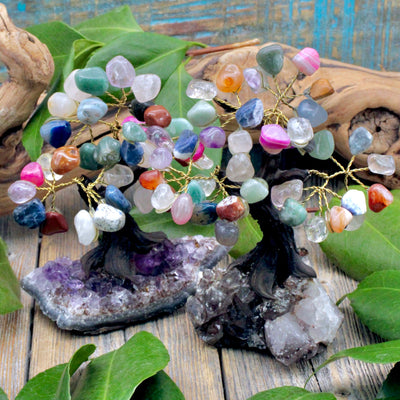 Multi stone Crystal Tree