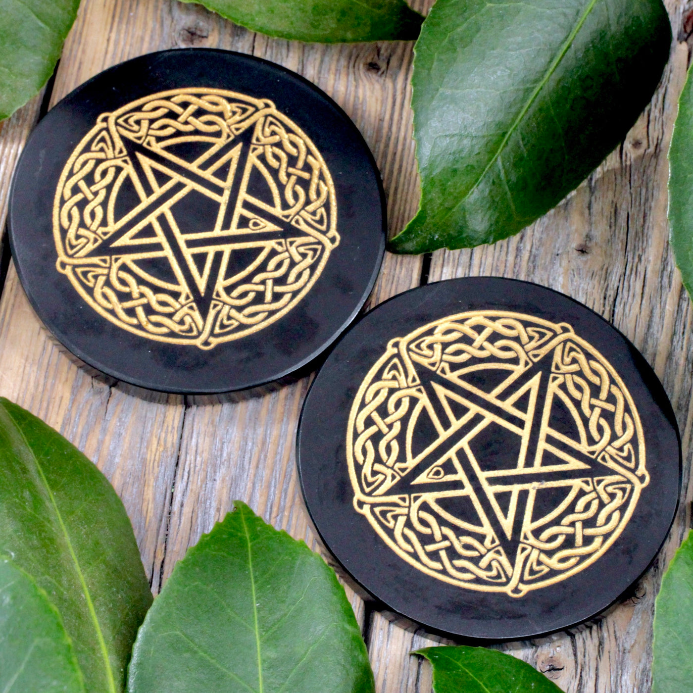Obsidian Pentacle Charging Plate