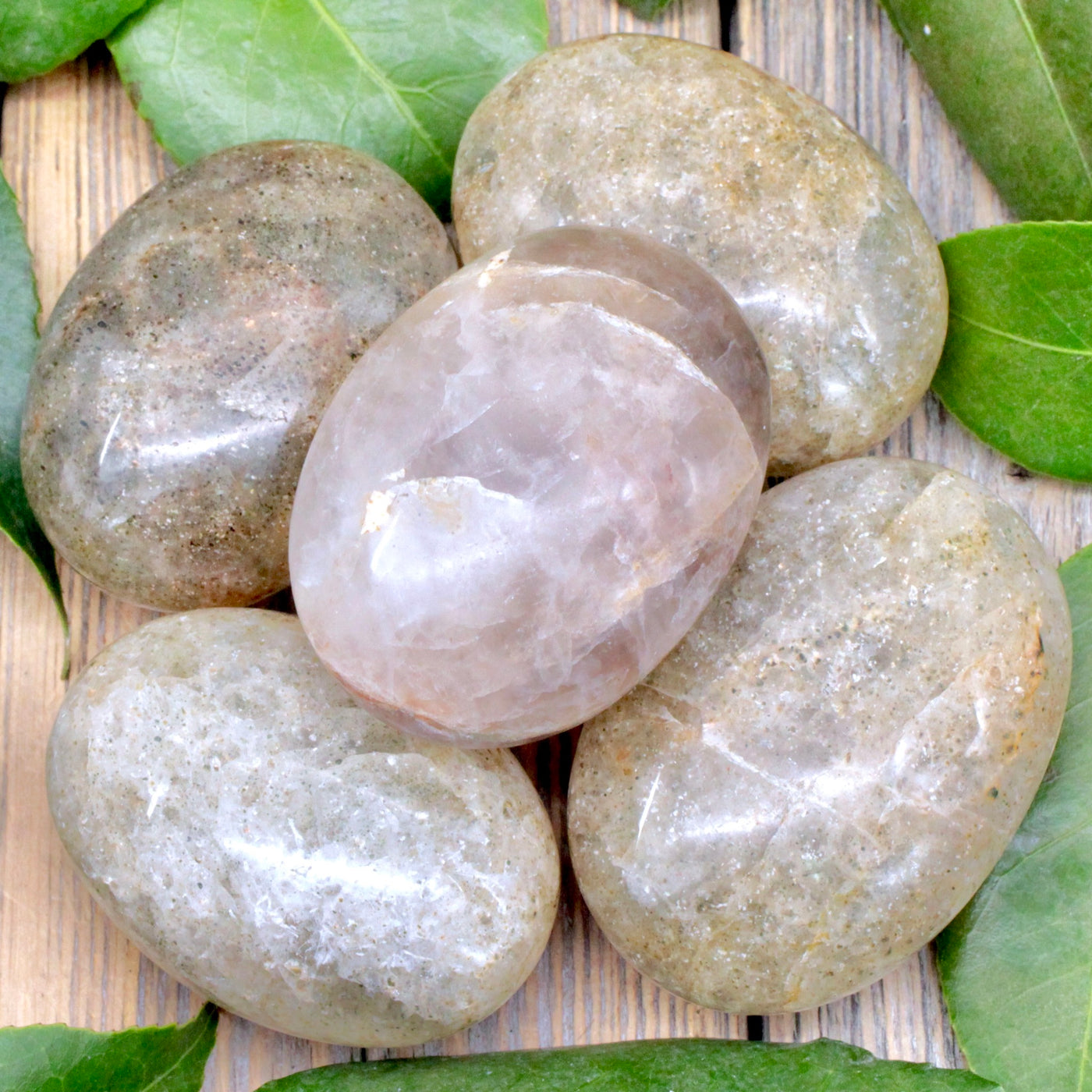 Smokey Quartz Palm Stone