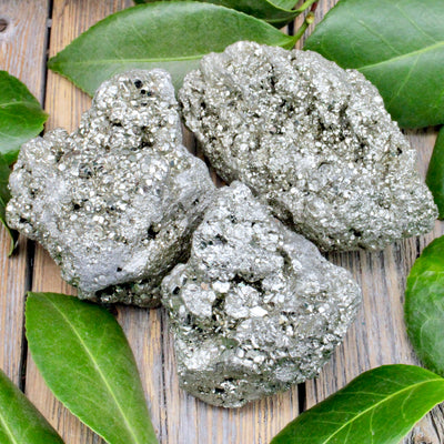 Raw Pyrite Cluster