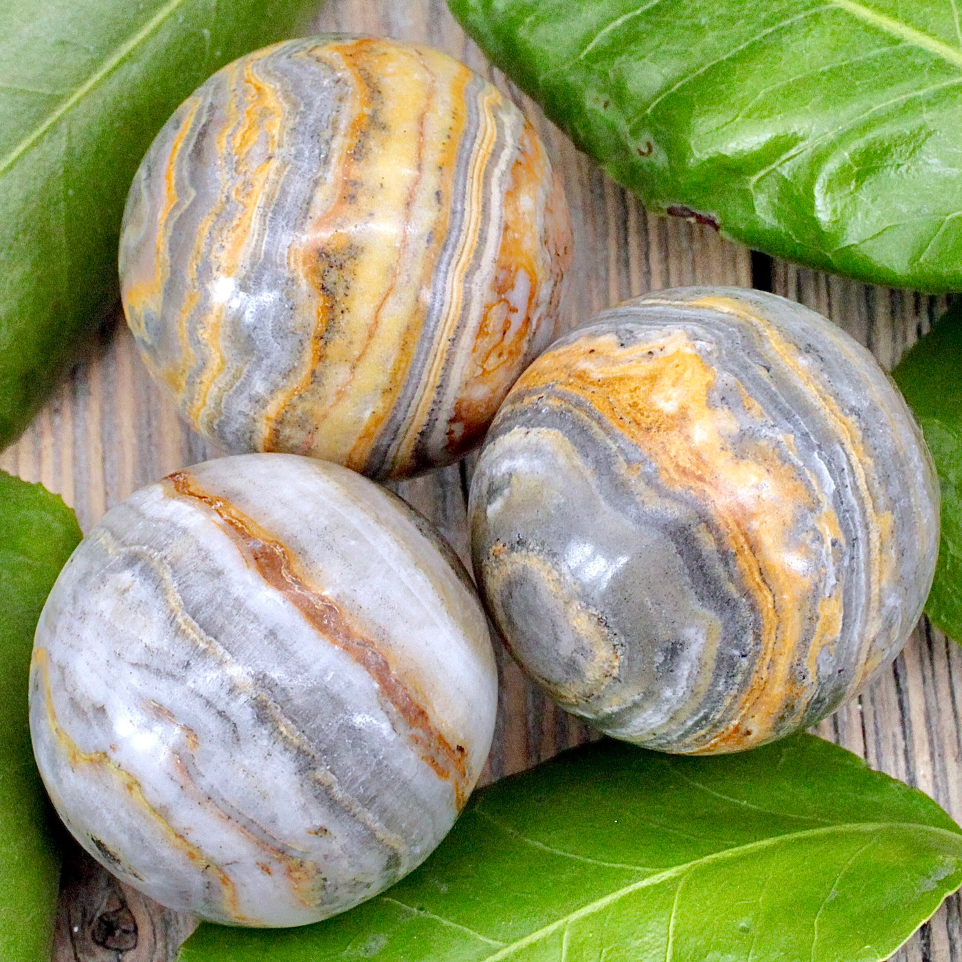 Banded Calcite Sphere Mini