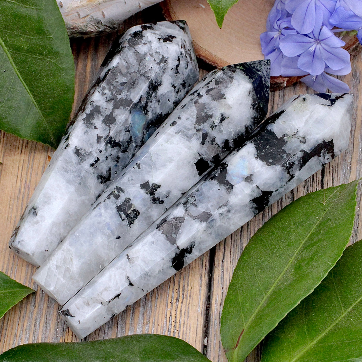 Rainbow Moonstone Wand A