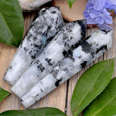 Rainbow Moonstone Wand A