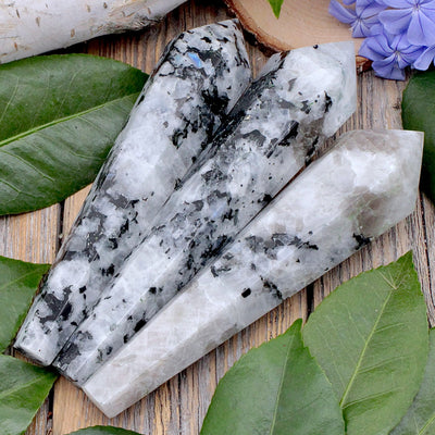Rainbow Moonstone Wand  B