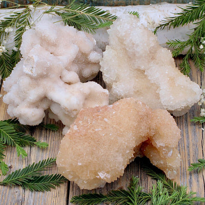 Raw calcite cluster b