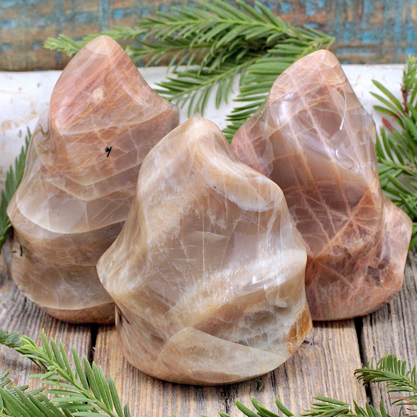 Peach Moonstone Flame B