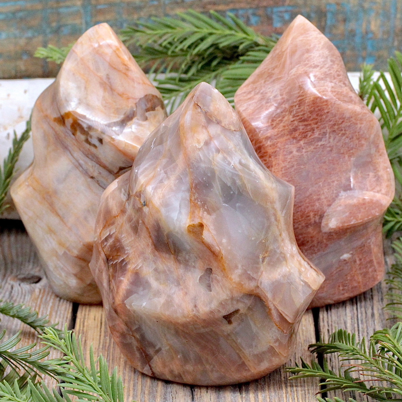 Peach Moonstone Flame C