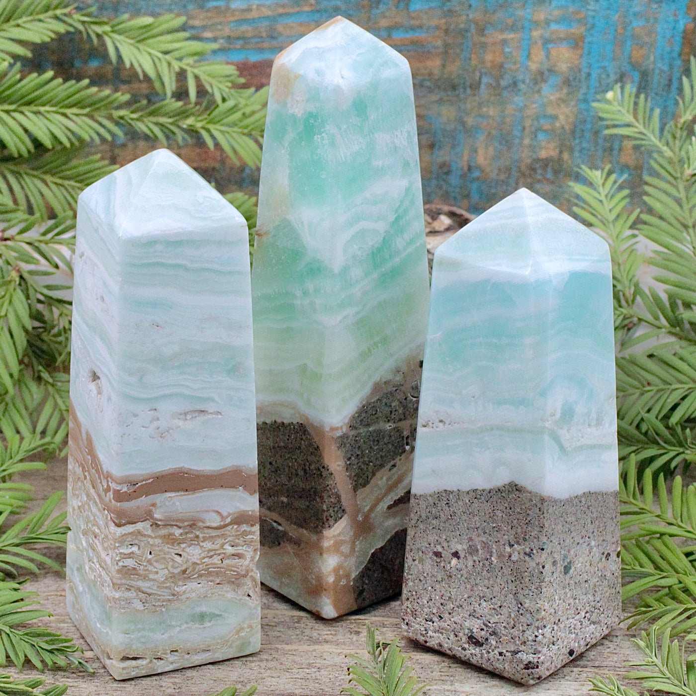 Caribbean Calcite Obelisk A