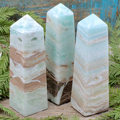 Caribbean Calcite Obelisk B