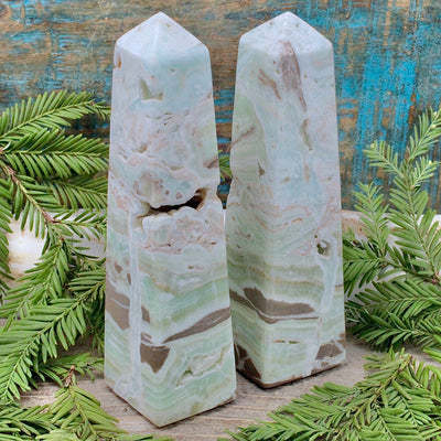 Caribbean Calcite Obelisk C