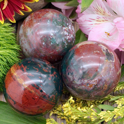 Banded Bloodstone Sphere C
