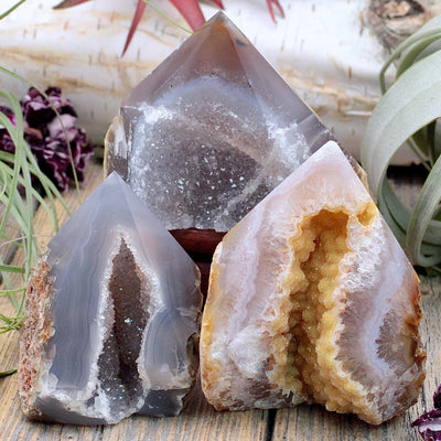 Druzy Agate Power Point A