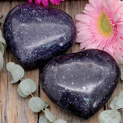Lepidolite Heart  D