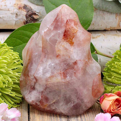 Hematoid Quartz Flame D