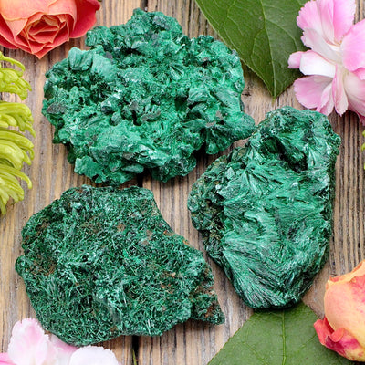Velvet Malachite Rough Chunk A