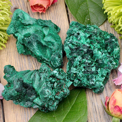Velvet Malachite Rough Chunk D