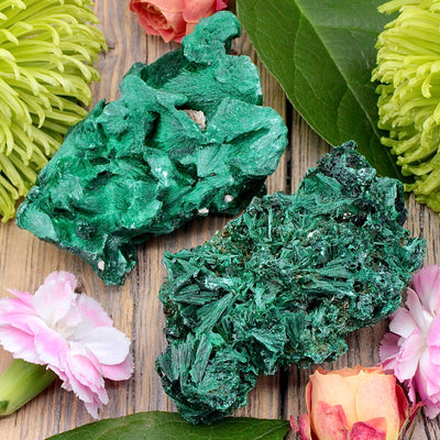 Velvet Malachite Rough Chunk E