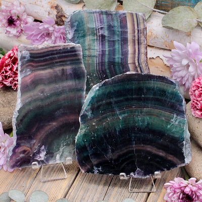 Rainbow Fluorite Slab B