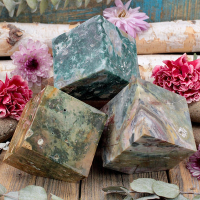 Ocean Jasper Cube B